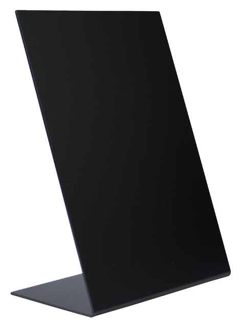 Krijtbord Securit A5 L-bord verticaal 3 stuks afbeelding