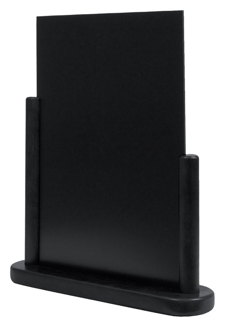 Krijtbord Securit 323x270x71mm zwart hout afbeelding