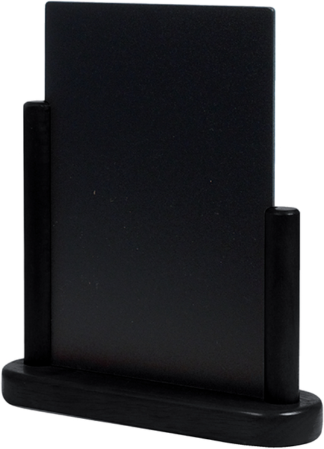 Krijtbord Securit 230x200x60mm zwart hout afbeelding