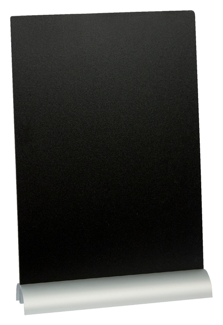 Krijtbord Securit A4 290x210x60mm voet aluminium afbeelding