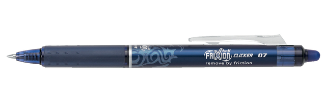 Rollerpen PILOT friXion clicker medium blauwzwart afbeelding