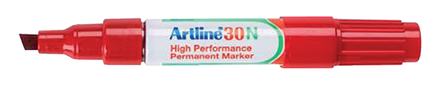 Viltstift Artline 30 schuin 2-5mm rood afbeelding
