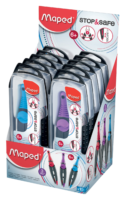 Passer Maped Stop&Safe 3delig display á 10 stuks assorti afbeelding