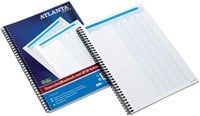 Doorschrijfkasboek Djois Atlanta met kopie (carbon) A4 4 geldkolommen met BTW