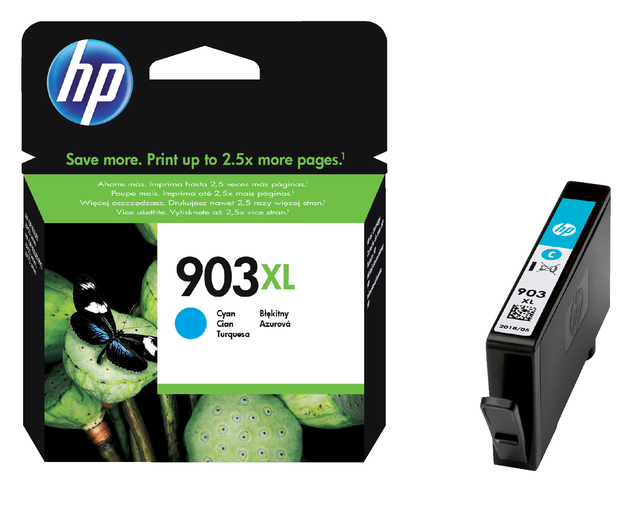 Inktcartridge HP T6M03AE 903XL blauw afbeelding