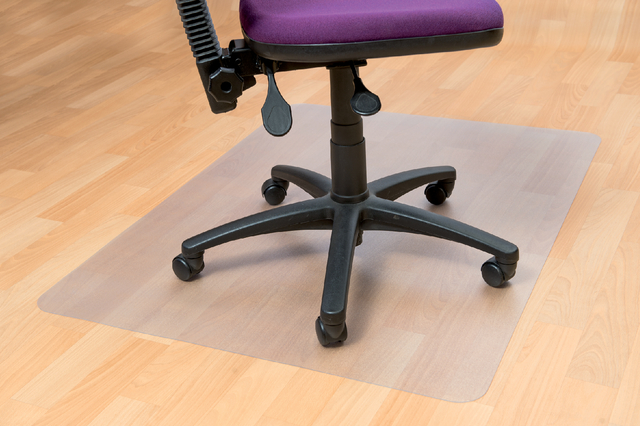 Stoelmat Floortex PVC 120x90cm voor harde vloeren afbeelding