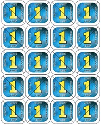 Consumptie breekmunten Combicraft 200st blauw