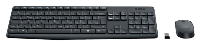 Toetsenbord Logitech MK235 Qwerty +muis zwart — Foto 3 van 3