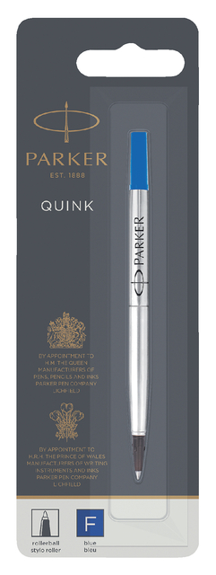 Rollerpenvulling Parker Quink blauw fijn afbeelding
