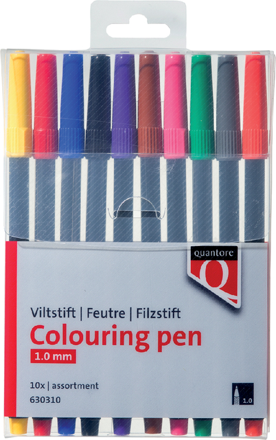 Viltstift Quantore assorti 10 stuks afbeelding