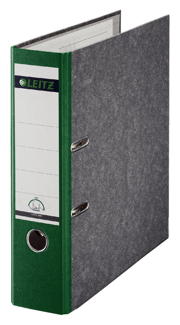 Ordner Leitz 1080 180° 80mm karton A4 groen afbeelding