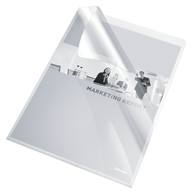 L-map Esselte standaard copy safe 0.11mm PP A4 transparant afbeelding
