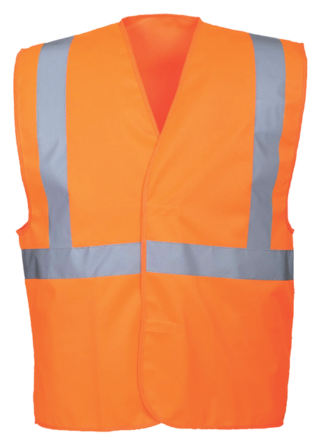 Veiligheidsvest Portwest C472 fluor oranje L / XL afbeelding