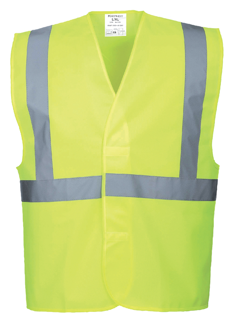 Veiligheidsvest Portwest C472 fluor geel L / XL afbeelding