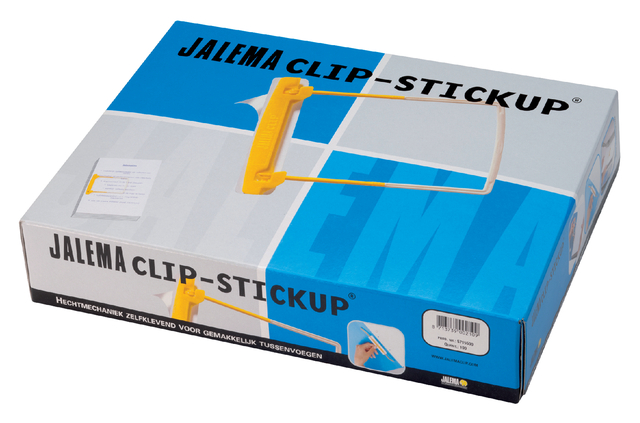 Bundelmechaniek Djois JalemaClip Stick-up geel zelfklevend 100 stuks afbeelding