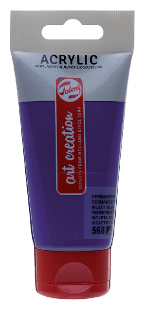 Acrylverf Talens Art Creation 568 permanentblauwviolet tube à 75ml afbeelding