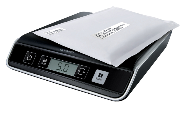 Pakketweger Dymo M5 digitaal tot 5000 gram zwart afbeelding