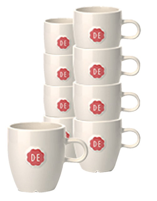 Kopje Douwe Egberts Lungo 150ml wit afbeelding