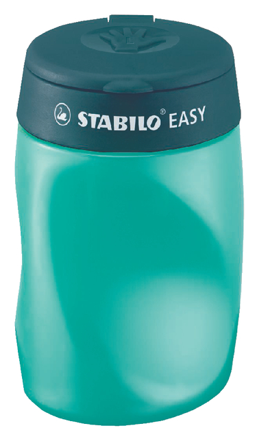 Puntenslijper STABILO Easy 4501 3 in 1 linkshandig petrol afbeelding