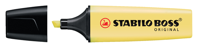 Markeerstift STABILO BOSS Original 70/144 pastel geel afbeelding