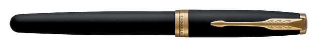 Vulpen Parker Sonnet matte black lacquer GT medium — Foto 2 van 2