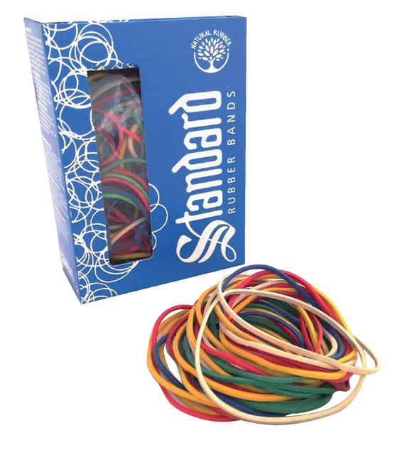 Elastiek Standard Rubber Bands 18 50gr 94 stuks assorti afbeelding
