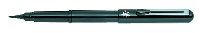Pocketbrush Pentel XGFKP/FP10 zwart inclusief 2 patronen in blister afbeelding