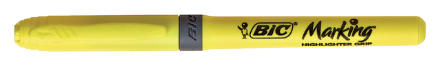 Markeerstift Bic brite liner grip geel — Foto 2 van 2