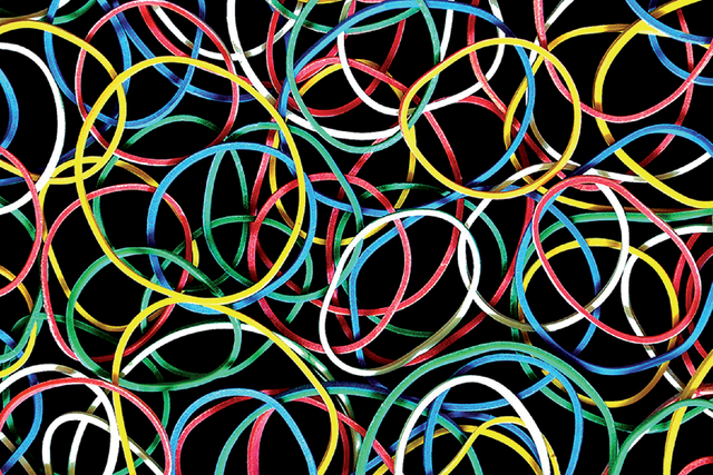 Elastiek Standard Rubber Bands 18 50gr 94 stuks assorti — Foto 2 van 2