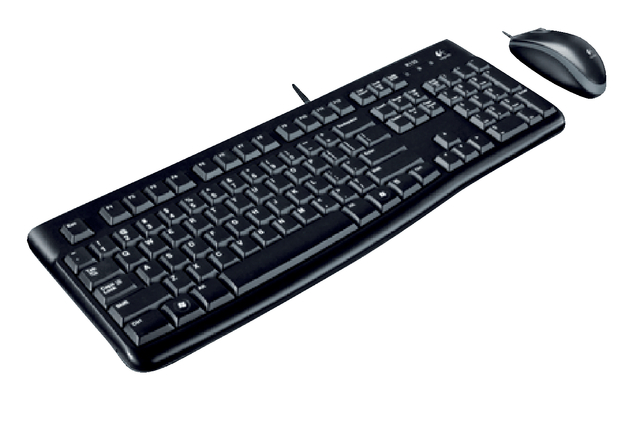 Toetsenbord Logitech K120 Qwerty +muis zwart — Foto 2 van 2