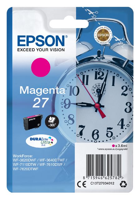Inktcartridge Epson 27 T2703 rood afbeelding