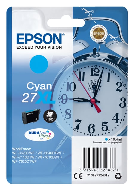 Inktcartridge Epson 27XL T2712 blauw afbeelding