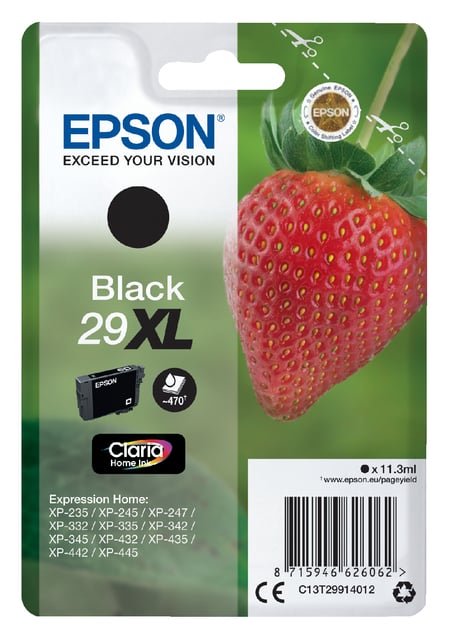 Inktcartridge Epson 29XL T2991 zwart afbeelding