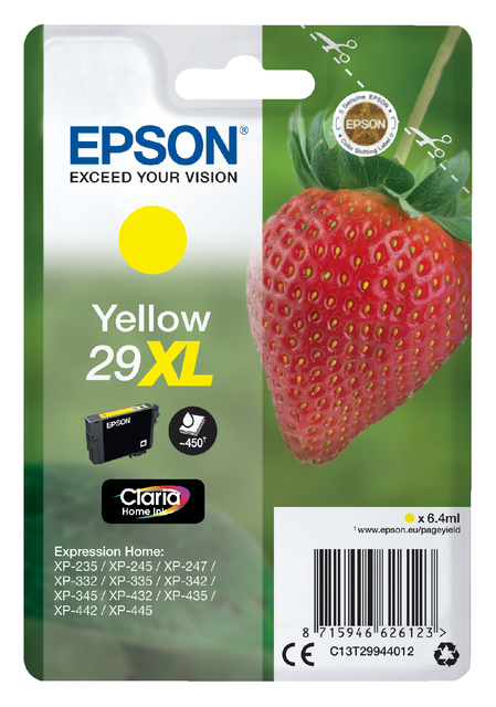 Inktcartridge Epson 29XL T2994 geel afbeelding