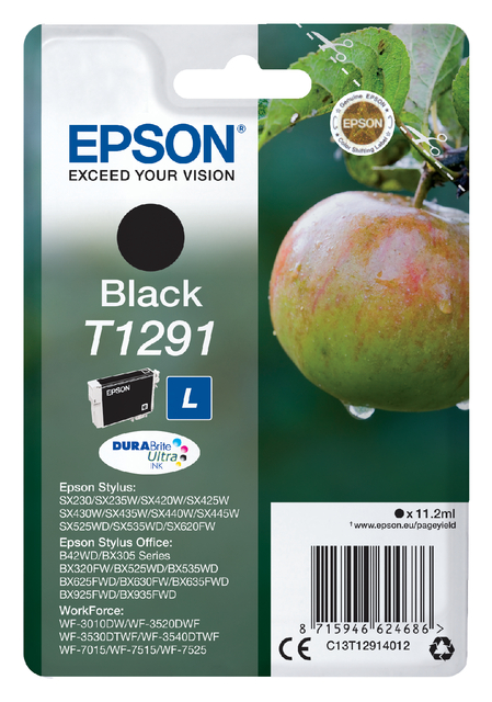 Inktcartridge Epson T1291 zwart afbeelding