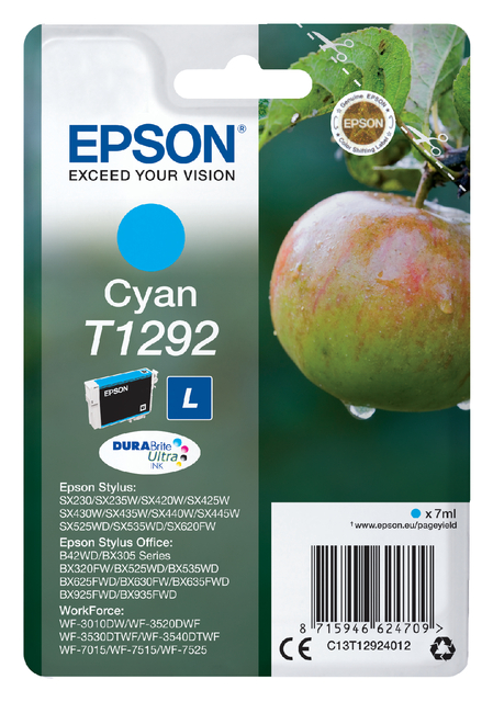 Inktcartridge Epson T1292 blauw afbeelding