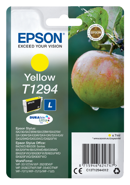 Inktcartridge Epson T1294 geel afbeelding