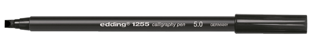 Kalligrafiepen edding 1255 5.0mm zwart afbeelding
