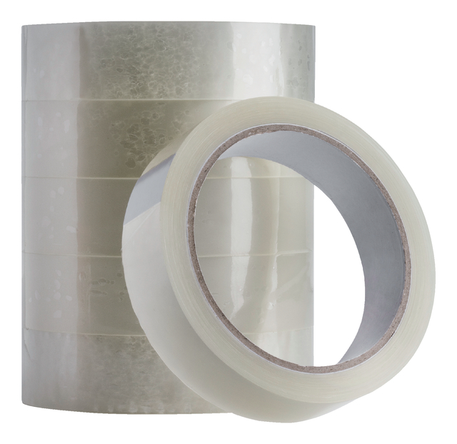 Plakband Quantore 25mmx66m transparant afbeelding