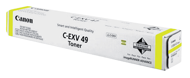 Tonercartridge Canon C-EXV 49 geel afbeelding