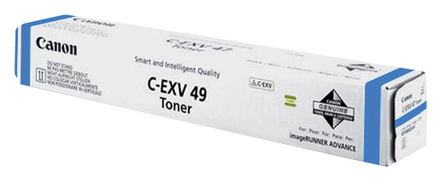 Tonercartridge Canon C-EXV 49 blauw afbeelding