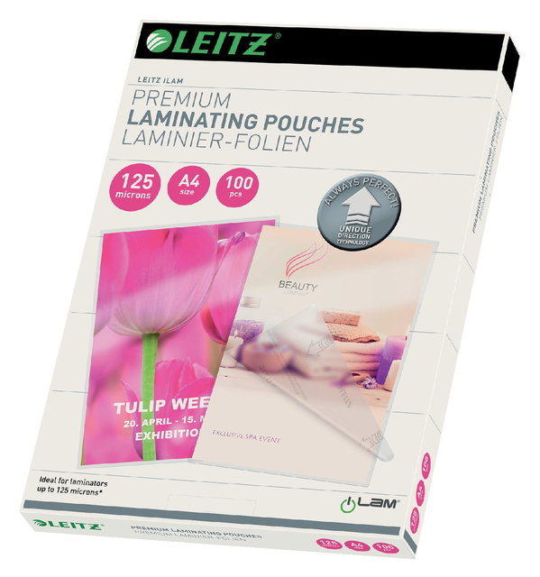 Lamineerhoes Leitz iLAM A4 2x125micron 100 stuks afbeelding