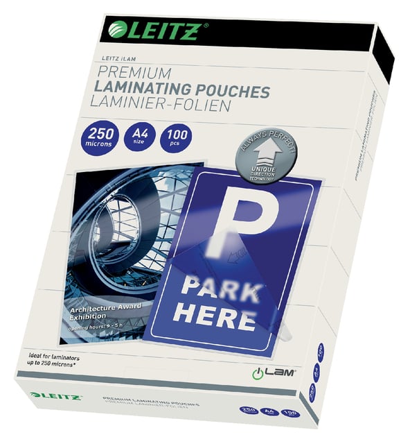 Lamineerhoes Leitz iLAM A4 2x250micron 100 stuks afbeelding