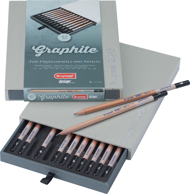 Potlood Bruynzeel Design 8815 12 hardheden afbeelding