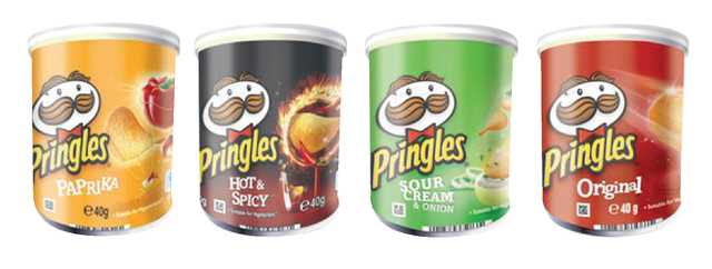 Chips pringles paprika 40 gram — Foto 2 van 2