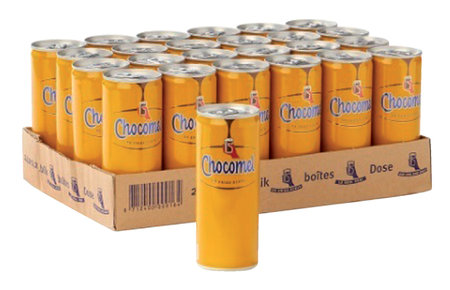 Chocolademelk Chocomel blik 250ml — Foto 2 van 2