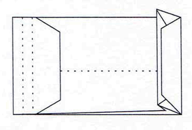 Envelop Quantore monsterzak 262x371x38mm zelfklevend wit 125 stuks — Foto 2 van 2