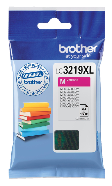 Inktcartridge Brother LC-3219XLM rood afbeelding