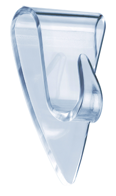 Klevende haak tesa® 0,2kg transparant 5 stuks — Foto 2 van 2