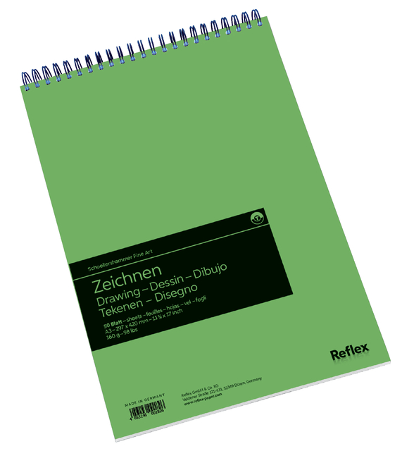 Tekenblok Schoellershammer A3 spiraal 50 vel 160gr afbeelding